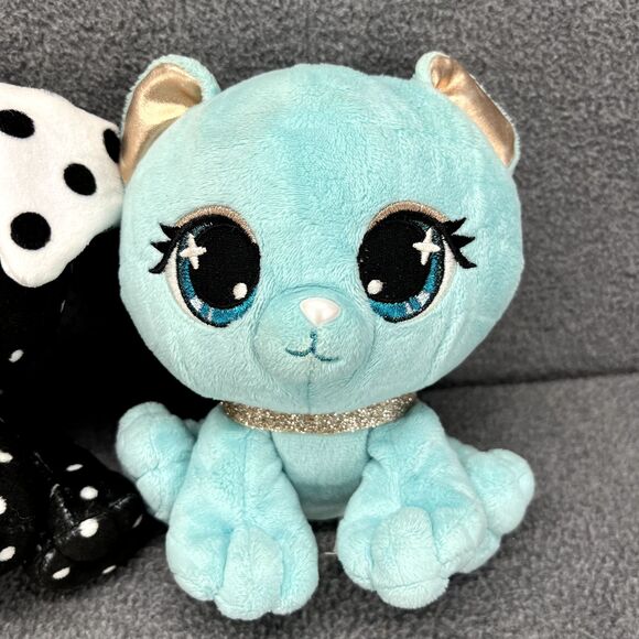 2x Gund P.Lushes Designer Pet Audrey Park Panther Premium 6" Kitty Cat Plush - Picture 12 of 13